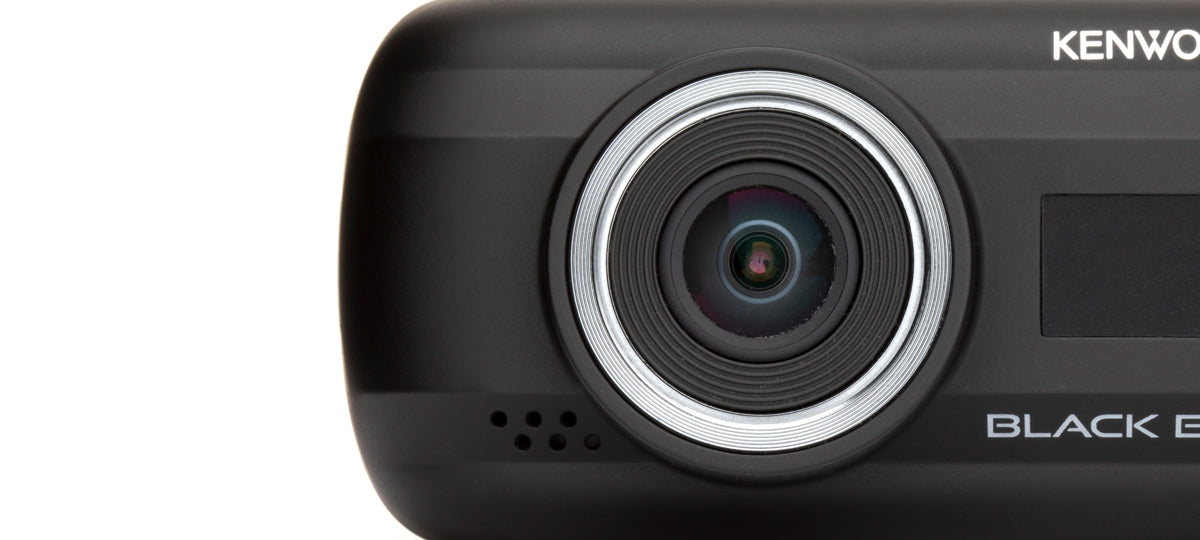 Black Edition KENWOOD dash cam viewing angle