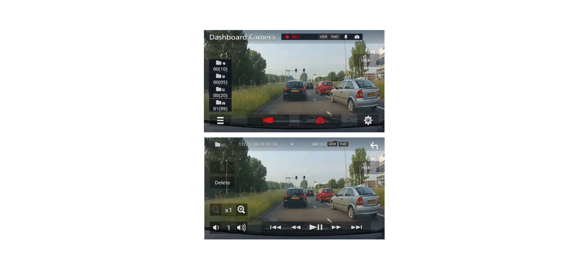 DRV-N520 system display views