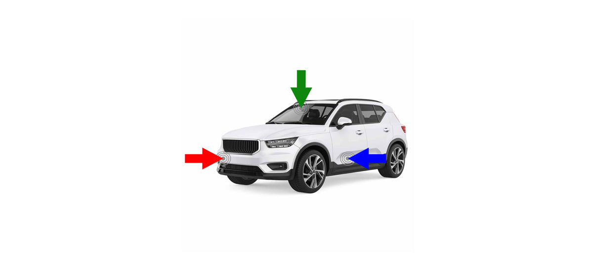 3-Axis G-Sensor detects unusual impacts to your vehicle KENWOOD dash cams