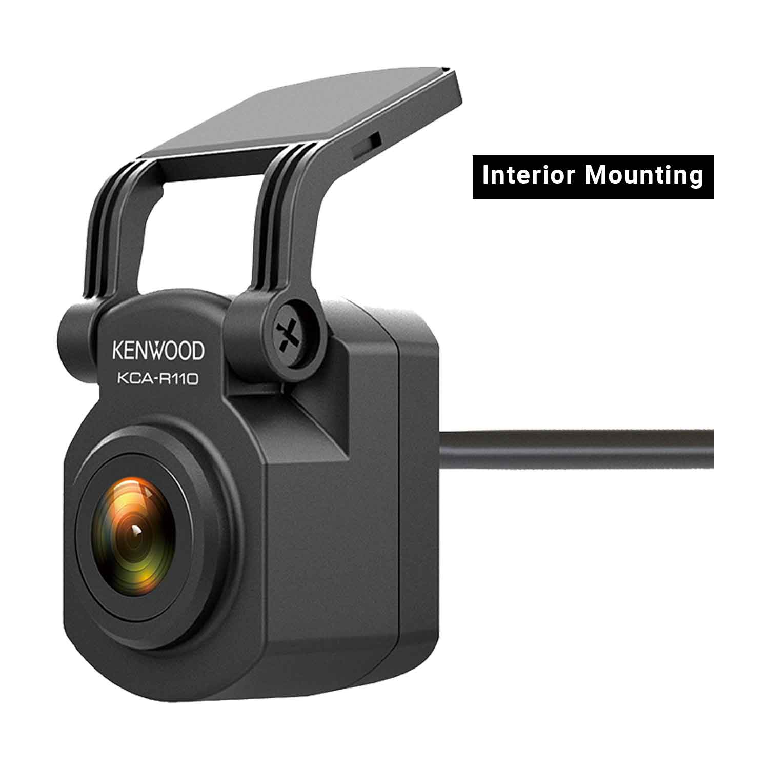 KCA-R110 KENWOOD waterproof rear-view dash camera interior installation