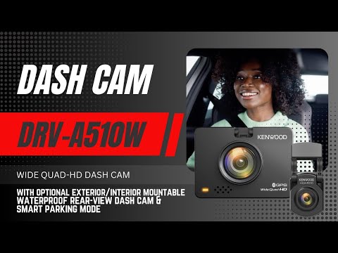 DRVA510R110 NEW 2K Wide Quad-HD Front & Full-HD Waterproof Rear-View Dash Cam Bundle Incl 32GB SD-Card