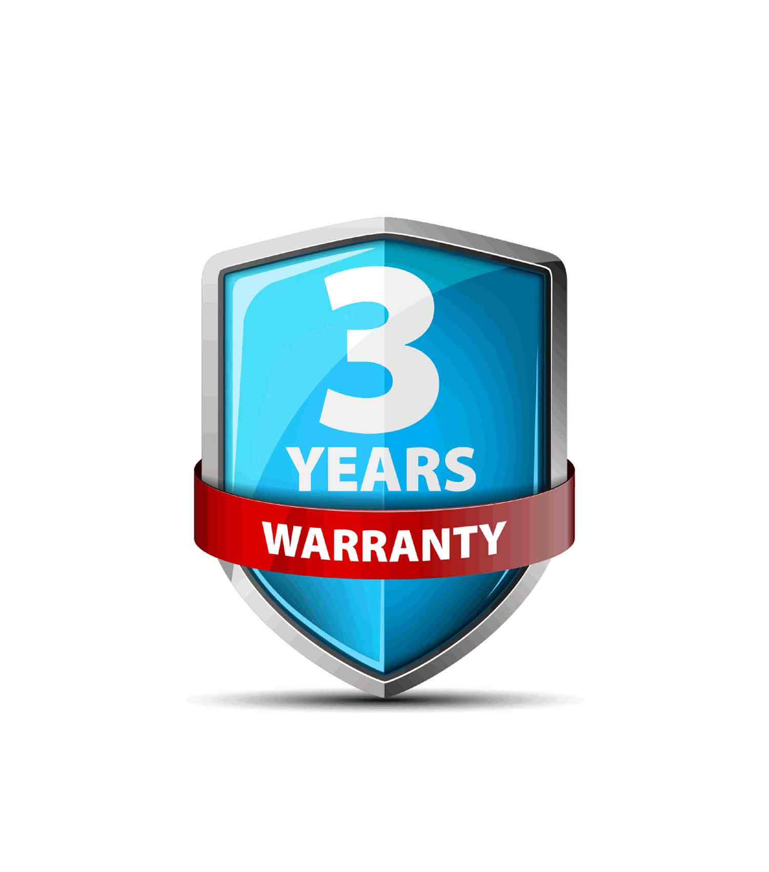 KENWOOD 3-year warranty