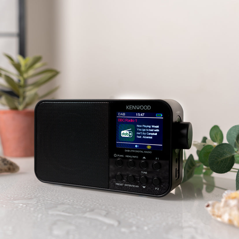 KENWOOD CR-M30DAB in Black Portable DAB+/FM Radio