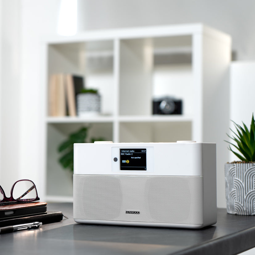KENWOOD CR-ST80DAB in White Compact DAB+/FM Radio