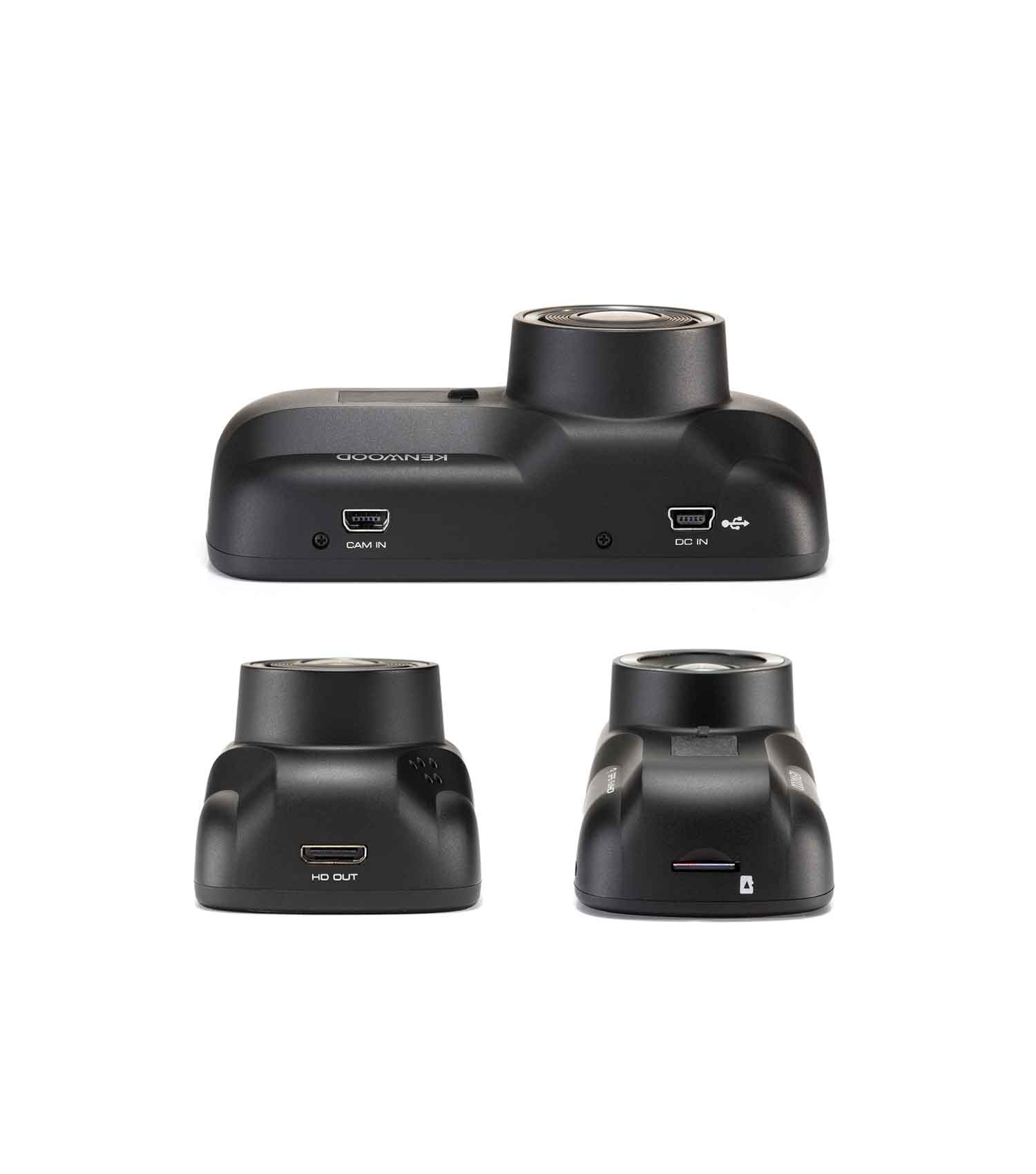 Quad car DRV-A501W cam – | HD Audio - Dash dash KENWOOD Cams Wide