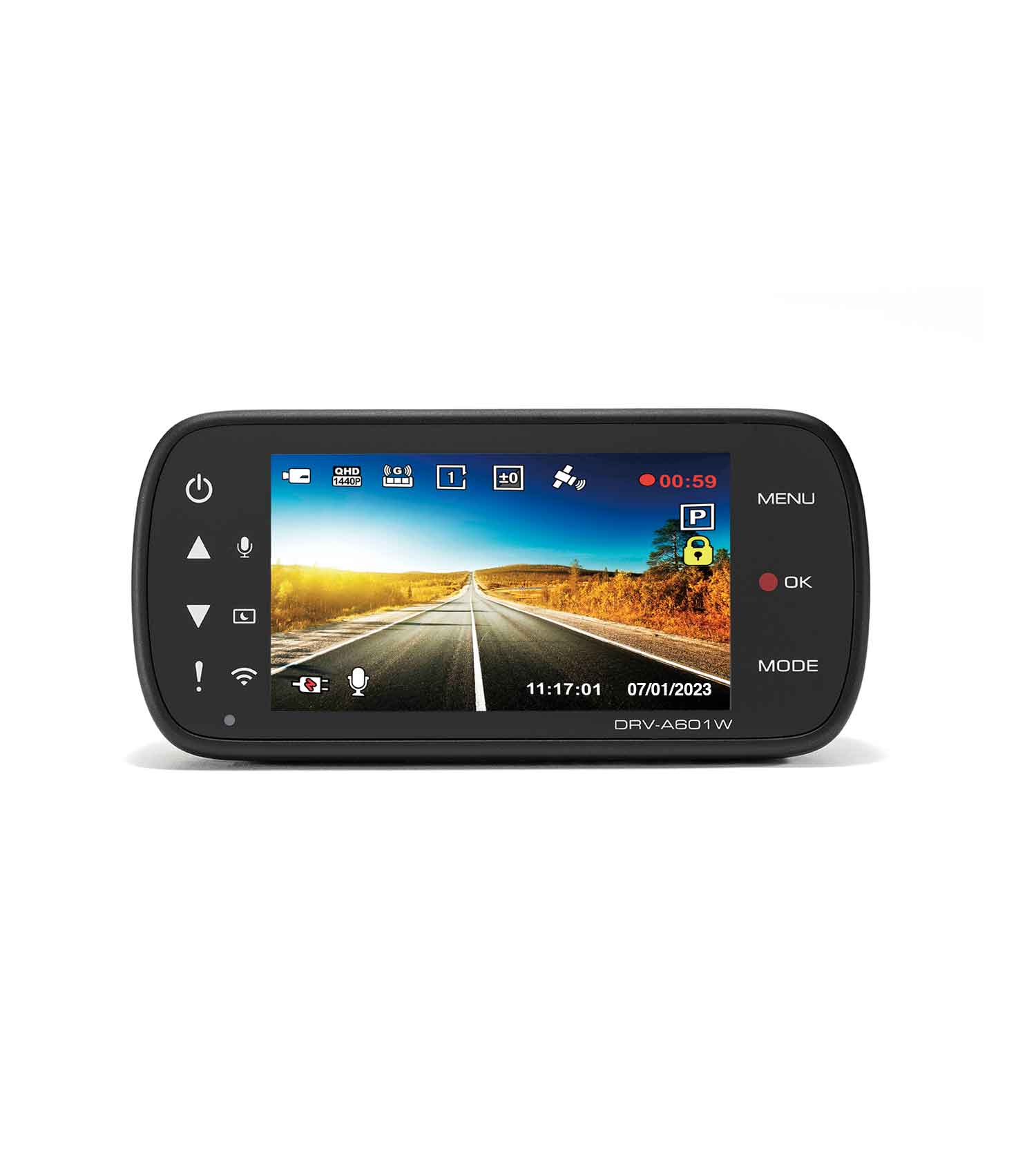 601-ProDriver-Bundle Front &amp; Rear Cameras, Smart Parking Mode, Polarised Lens, 64GB SD-Card, Case