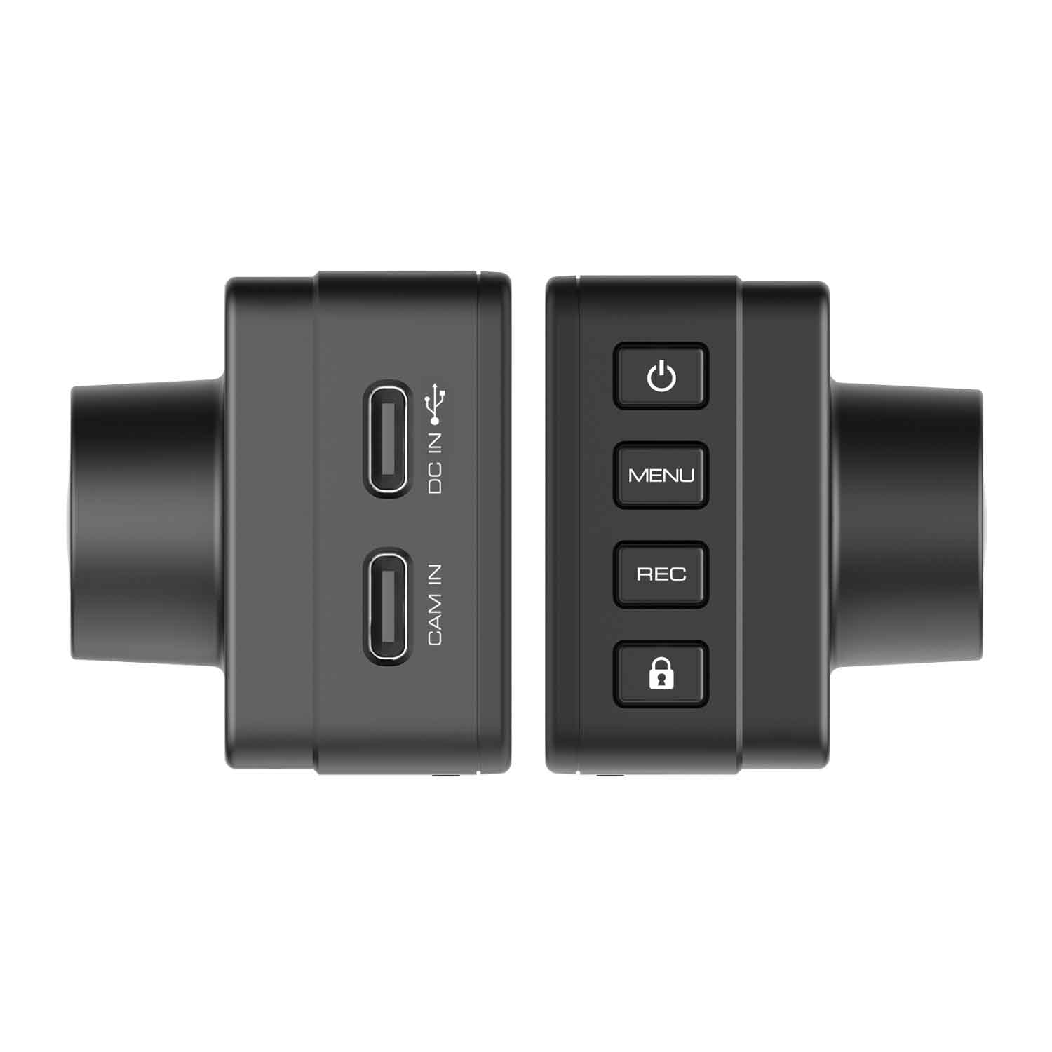 DRV-A610W 4K Ultra-HD dash camera control buttons