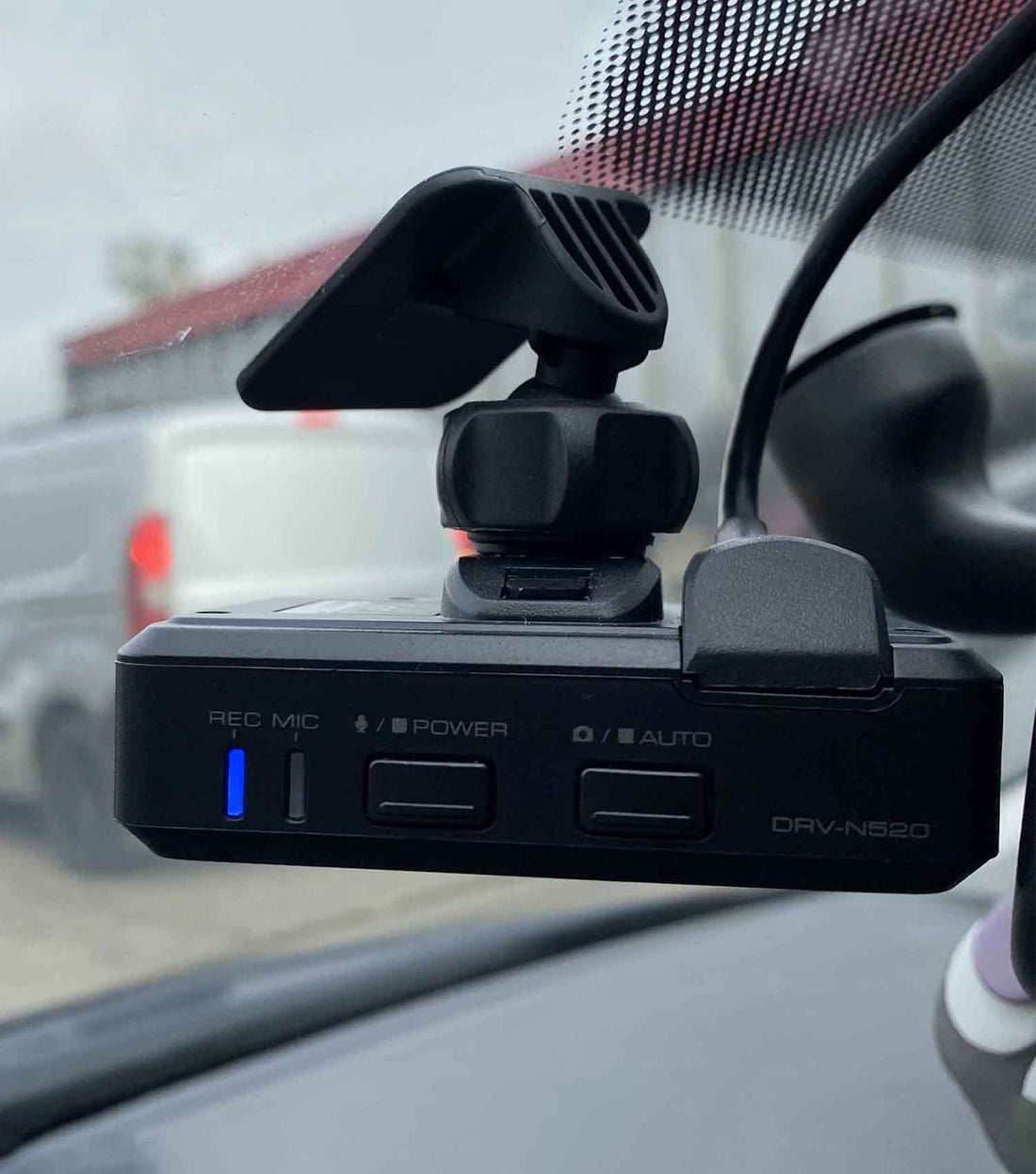 DRV-N520 integrated dashboard camera back view