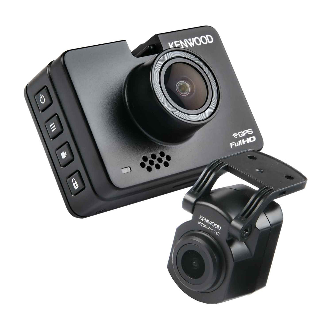 DRVA310R110 Full-HD Front & Full-HD Waterproof Rear-View Dash Cam Bundle Incl 32GB SD-Card
