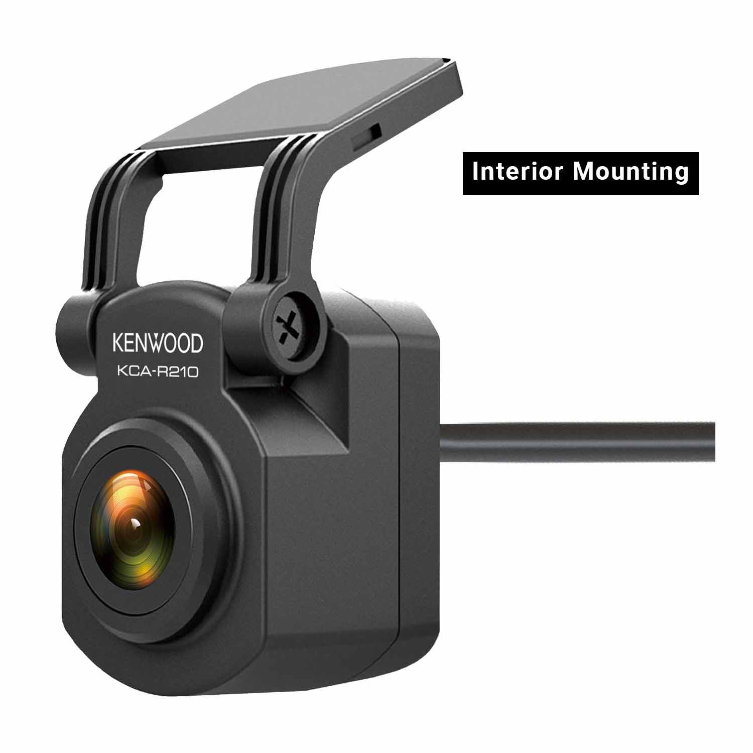 KCA-R210 KENWOOD waterproof rear-view dash camera interior installation