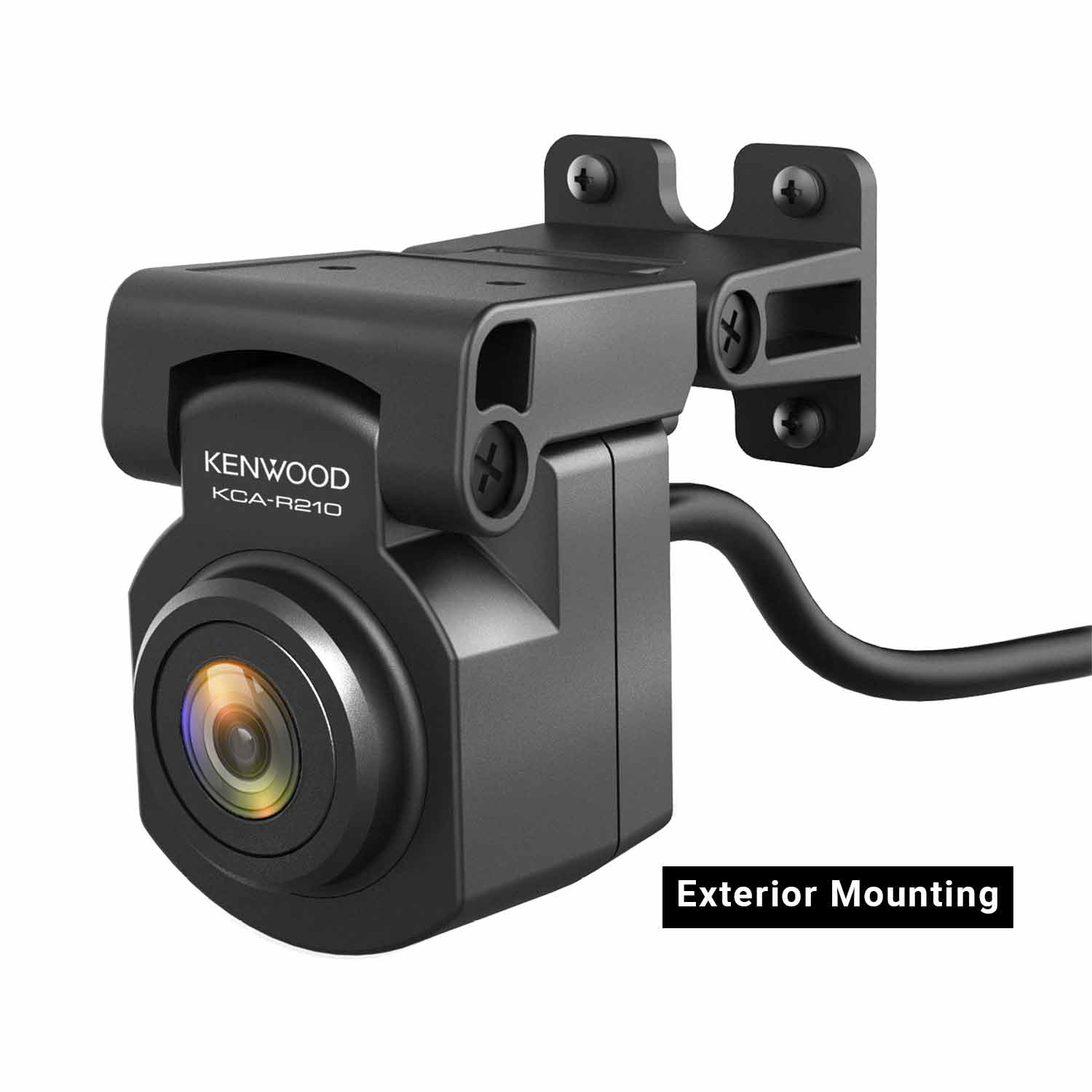 KCA-R210 KENWOOD waterproof rear-view dash camera exterior installation