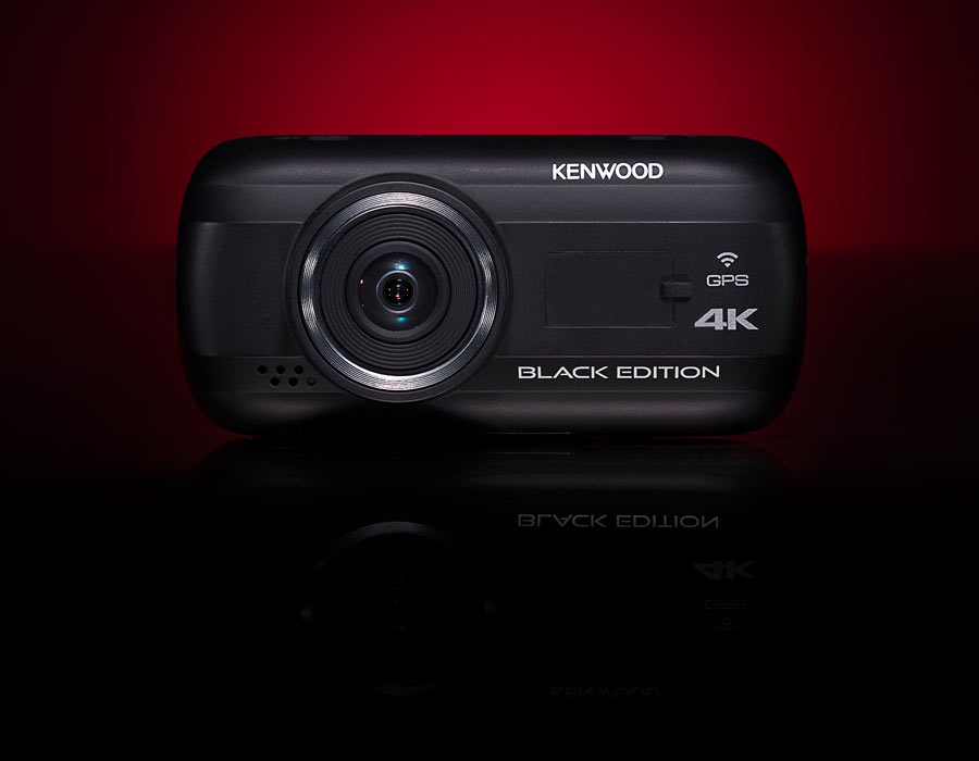 KENWOOD's black edition 4k dash cam